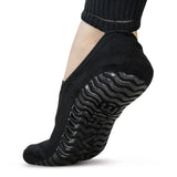 CHAUSSETTES STUDIO GRIPPY BARRE ANTHRACITE