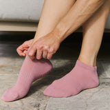 STUDIO GRIPPY ANKLE SOCKS MAUVE