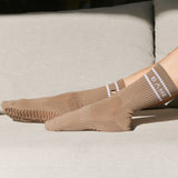 STUDIO GRIPPY CREW SOCKS QUICKSAND