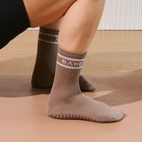 STUDIO GRIPPY CREW SOCKS QUICKSAND