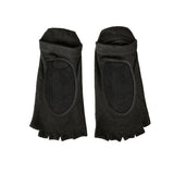 STUDIO GRIPPY OPENTOE SOCKS ANTHRACITE