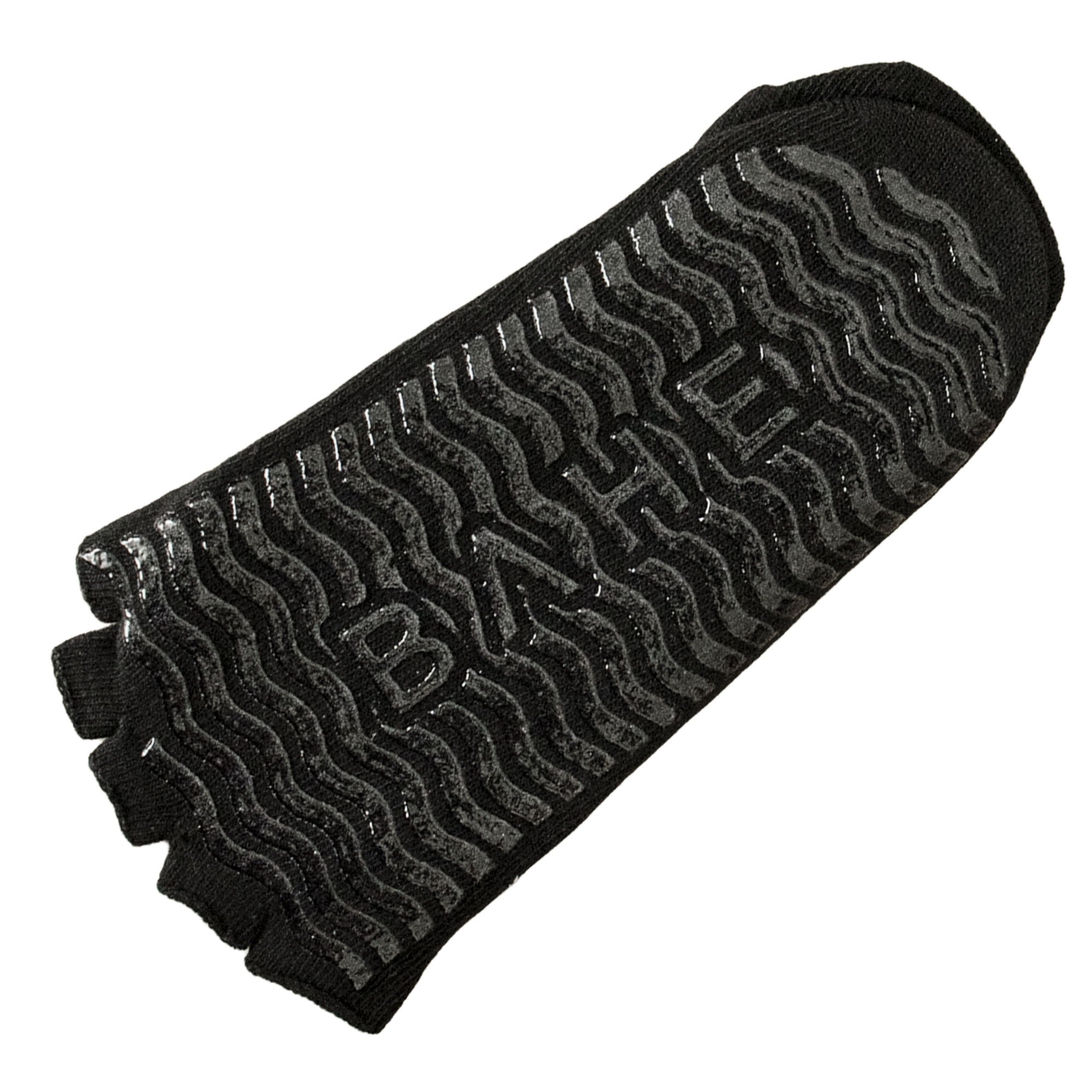 STUDIO GRIPPY OPENTOE SOCKS ANTHRACITE