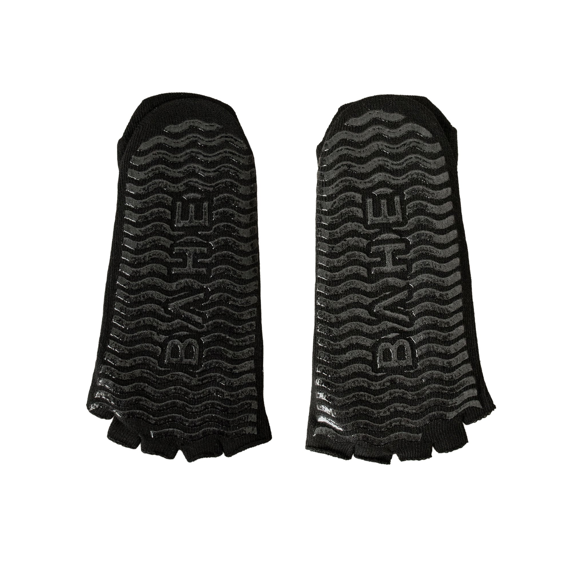 STUDIO GRIPPY OPENTOE SOCKS ANTHRACITE