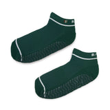 Lot de 2 paires de chaussettes antidérapantes Studio Anthracite/Vert Forêt