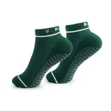 Lot de 2 paires de chaussettes antidérapantes Studio Anthracite/Vert Forêt