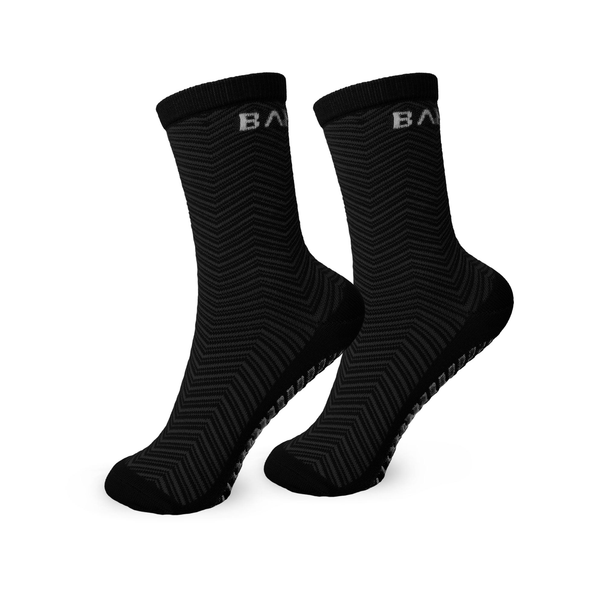 STUDIO GRIPPY CREW SOCKS 2 PACK ANTHRACITE/DEEP MAUVE