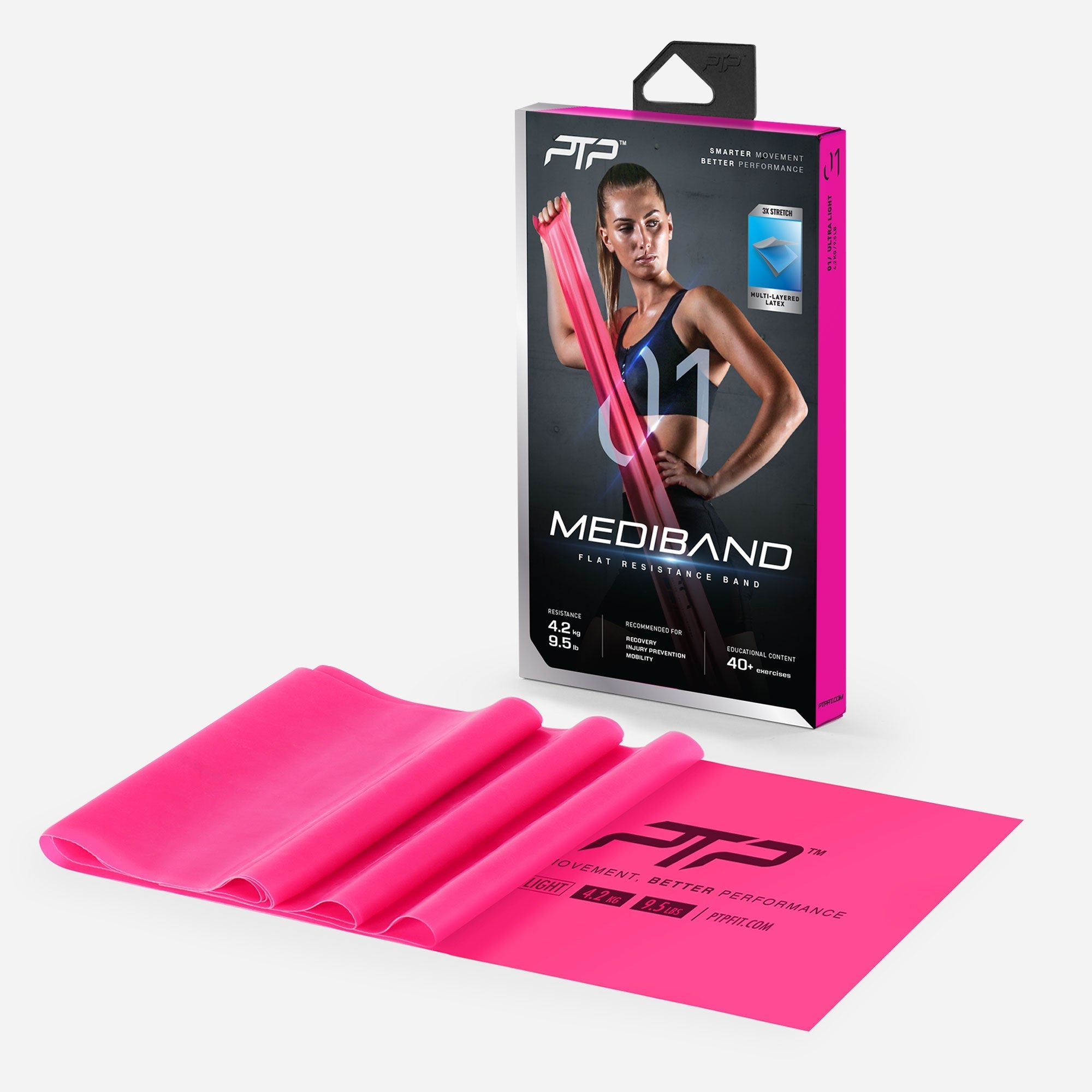 MediBand Ultra Light - Flat Resistance Band by PTP