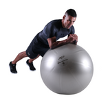 Plank Exercise on PTP 75 cm CoreBall in Steel Grey